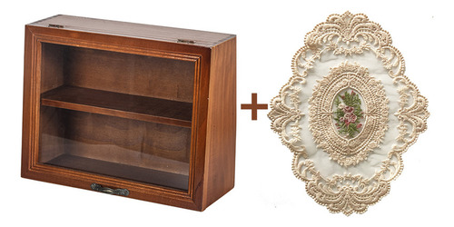 Toalha De Mesa Pequena E De Renda De Cor Antiga (caixa De Ar