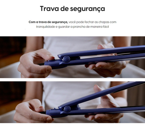 Prancha De Cabelo Glossy Color Bivolt Elgin