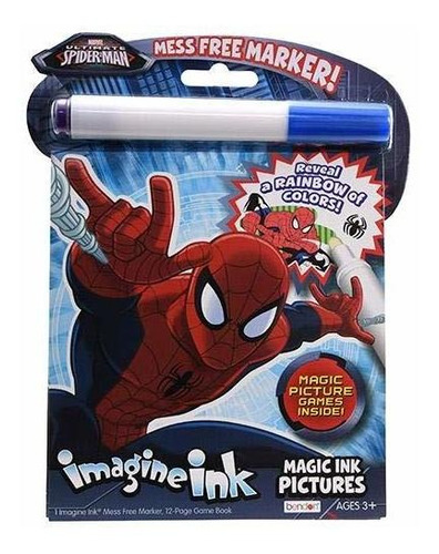 Bendon 41016 Imagine Ink Magic Ink Imágenes (ultimate Spider