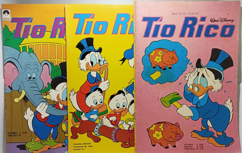 Promoción - 3 - Cómics - Antigüos - Tio Rico - Disney