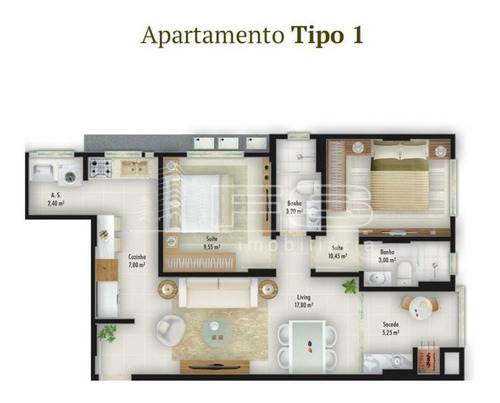 Imagem 10 de 11 de Residencial Paradisus 2 Dormitórios Itapema - 2828