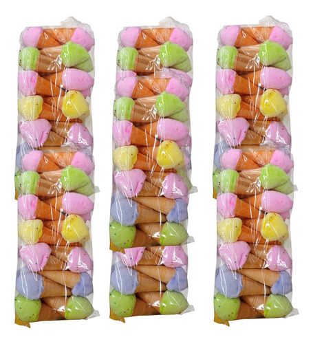 Barquillo Con Bombón 320pz Forma Helado Piña Limón Frambuesa