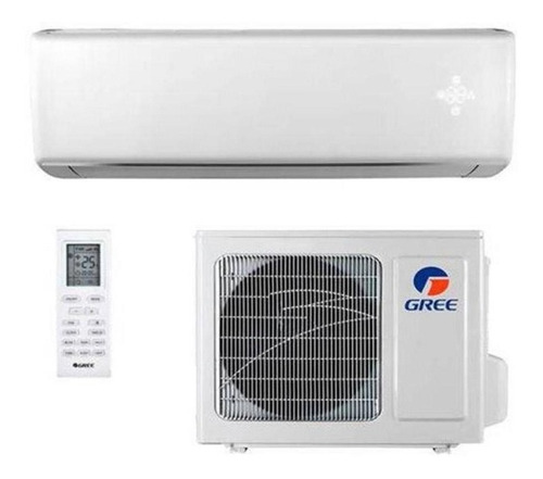 Ar condicionado Gree Eco Garden split quente/frio 12000BTU/h branco 220V GWH12QC|D3NNB4A
