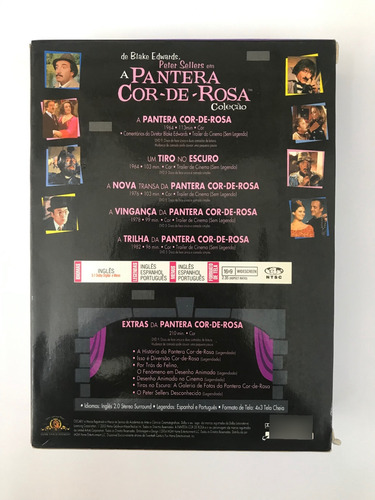 Box Filmes Clássicos A Pantera Cor-de-rosa De Blake Edwards. (Usado)