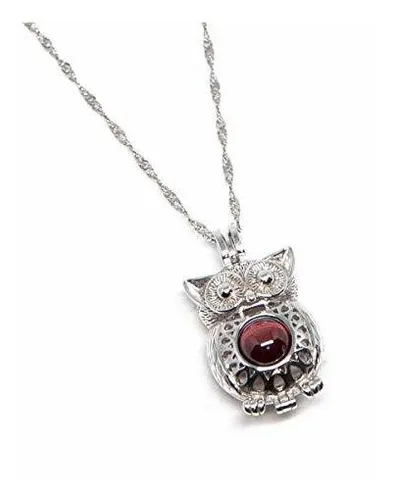 Collar - Faith Forge Sterling Silver Owl Pendant & Necklace