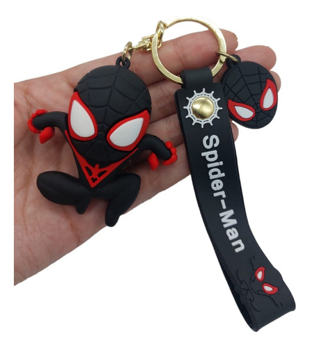 Llavero De Spiderman Spider Man Hombre Araña Miles Morales 3