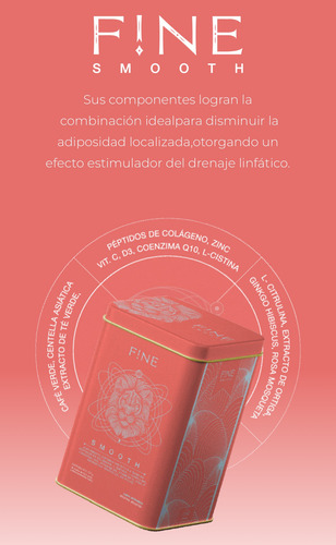 Colageno Fine Smooth Reductor De Celulitis Arándanos
