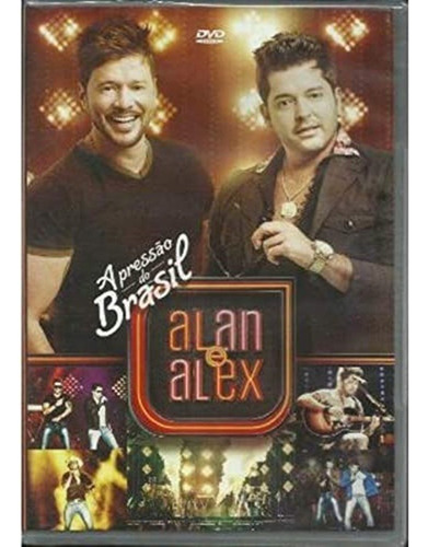 Dvd Alan E Alex A Pressão Do Brasil - Lacrado Frete Fixo