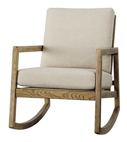 Sillón De Acento Tapizado Novelda, Diseño Costero Beige