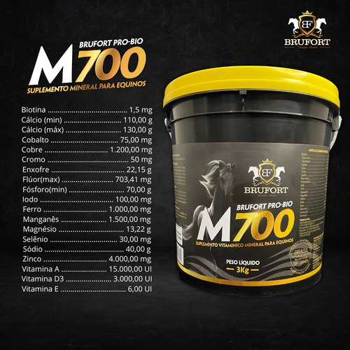 Kit Melhora Cascos Pelagem Equinos Cavalos Massa Muscular