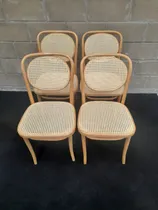 Comprar Antiguo Juego Thonet 4 Sillas Mod 11 Originales Polonia
