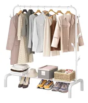 Comprar Perchero De Pie Mobiliario Shoppy Movil  Barral Simple Percheros Organizadores