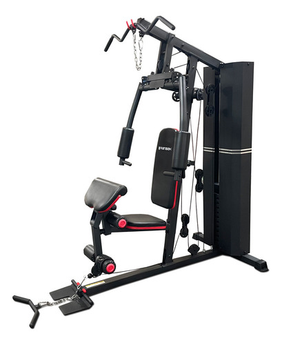 Multigym C/banco Scott Ranbak 607 C/70 Kg Reforzado C/cuota Negro Negro