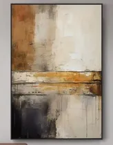 Comprar Cuadro Abstracto Moderno Living Pintado A Mano Decoración 