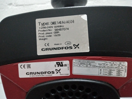 Imagem 2 de 5 de Pressurizador Com Variador Grundfos 5-40 220w