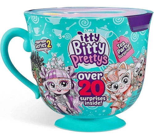 Muñecas Itty Bitty Surprise Taza De Té Gigante 20 Sorpresas