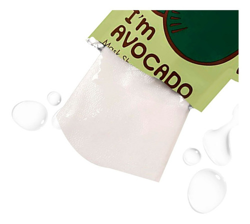 Tonymoly Mascarilla Facial Coreana Im Real Mask Sheet Avocado