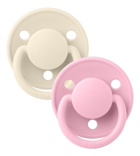 Chupetes Bibs Set X2 Uds Silicona De Lux Libre Bpa 0 A 36 M