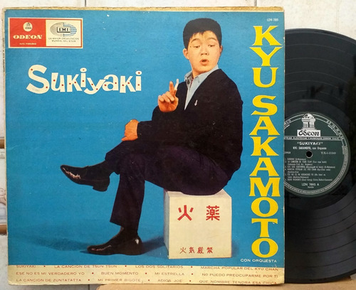 Kyu Sakamoto - Sukiyaki - Lp Vinilo Año 1963 - Pop Japones