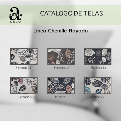 Imagen 4 de 10 de Almohadon Chenille 60x60 P Sillón Algarrobo Con Fuelle Y Cierre