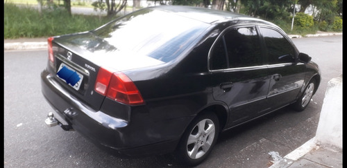 Imagem 4 de 15 de Honda Civic 2002 1.7 Lx 4p
