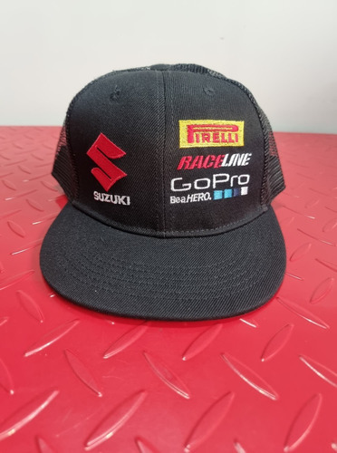 Gorra Plana Suzuki Moto Gp Malla