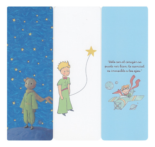 Pack 12 Separadores Para Libros Colección El Principito Multicolor El Principito 1