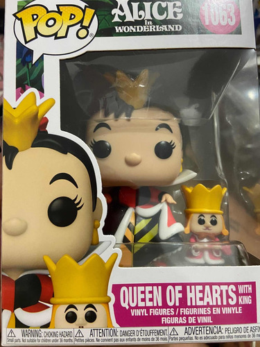 Funko Pop! Alice In Wonderland: Queen Of Hearts W/king #1063