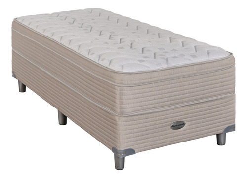 Sommier Y Colchon Espuma Multix Visco 080x190 1 Plaza Color Beige