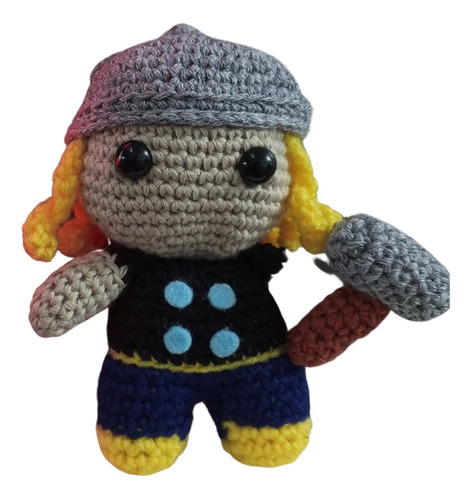 Thor Tejido Amigurumi - Personaje De Marvel