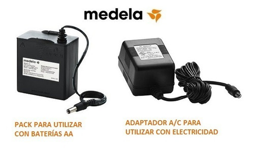 Imagen 4 de 6 de Extractor Leche Materna Medela Doble Electrico Pilas + Kit