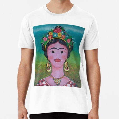 Remera Frida Kahlo Por Carlos França Algodon Premium