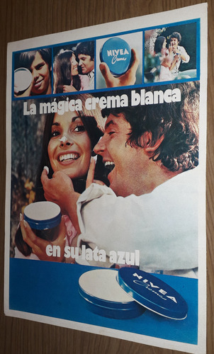 P396 Clipping Publicidad Cremas Nivea Año 1975 (Usado)