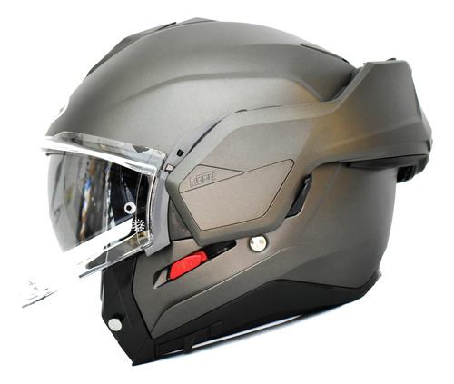 Capacete Hjc Robocop I100 180 Articulado Titanium Moto