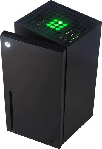 Mini refrigerador Xbox Series X com capacidade de 8 latas com luz