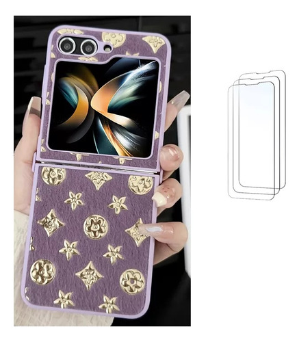 Funda De Felpa Para Samsung Galaxy Z Flip5/4/3-d