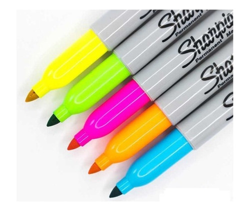 Marcadores Sharpie Fino Neon X 5u