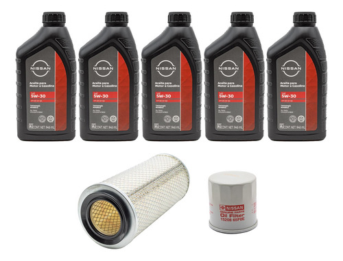 Kit Afinación Sintético(5w30+filtros)urvan 2007-2012 Nissan