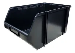 Comprar 5 Peças Caixa Bin Organizadora Plástica Gaveteiro Nº7 Preto no Mercado Livre