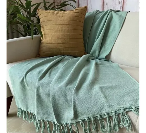 comprar Manta Para Sillón Y Pie De Cama 2,20x1,50cm 100% Algodon