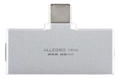 Kiwiears Allegro Mini Adaptador Usb Tipo C Jack 3.5/4.4 Dac