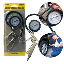 Comprar Calibrador Pistola De Pneus Manual 220 Libras Manômetro Stel