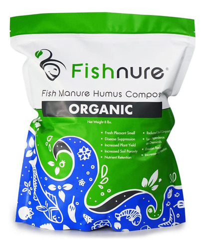 Fishnure - Fertilizante Orgnico Sin Olor De Abono De Pescado