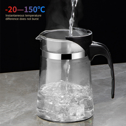 Tetera De Vidrio Resistente Al Calor Lazy Tetera De Gran Cap
