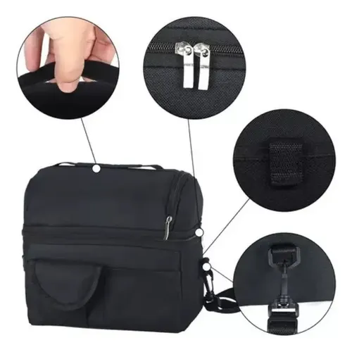 Bolso Lonchera De Hombro Térmica 8 Litros Gran Capacidad