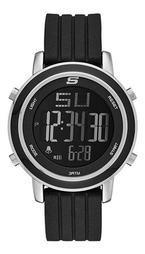 Skechers Sr6012 Pantalla Digital Negro Reloj De Cuarzo De La