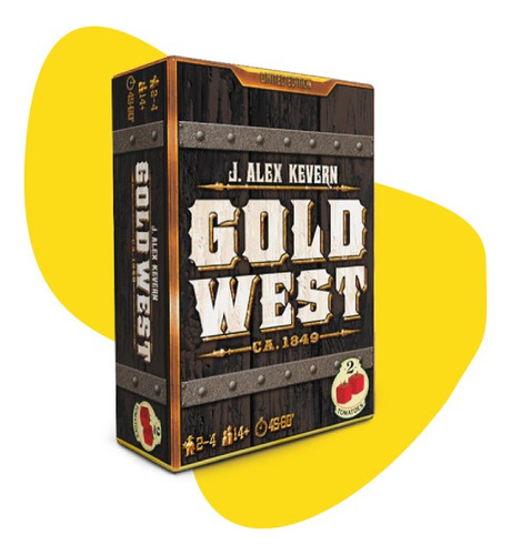 Gold West Ca 1849 Juego De Mesa Edicion Limitada Orig Lelab