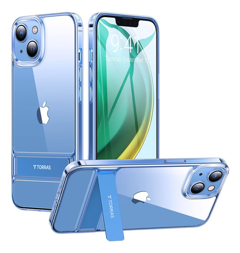 Funda Torras Para iPhone 12 Pro Max Blue N Clear