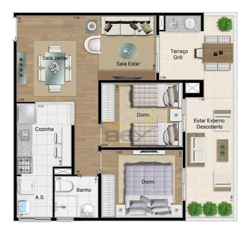 Imagem 19 de 26 de Apartamento Com 2 Dormitórios À Venda, 53 M² Por R$ 302.000,00 - Vila Santa Terezinha - Carapicuíba/sp - Ap0439