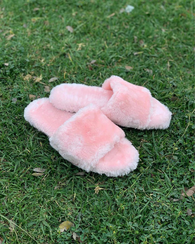 Pantuflas De Peluche Rosa Para Dama